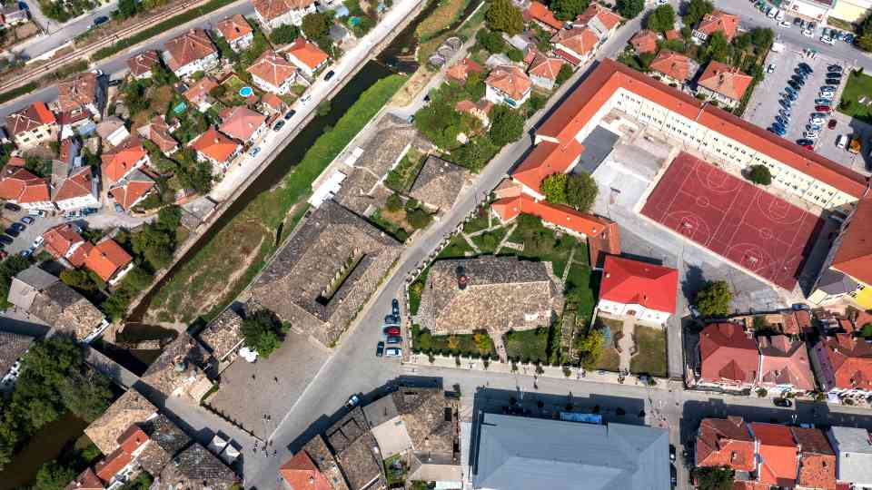 Tryavna from drone